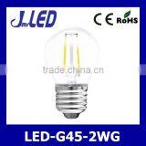 2W 200lm Led Filament Bulbs G45