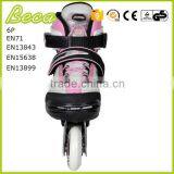 Wholesale Rubber Wheel Metal Frame High End Flashing Roller Skate thumbnail-3