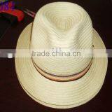 Paper Straw Braid Hat, Fedore Hat thumbnail-1