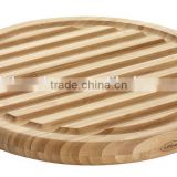 newest round shaped bamboo strips cutting board wholesale