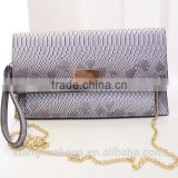 Evening handbags for ladies with the pattern of snake