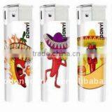 CR Refillable Electronic Lighter With Pvc