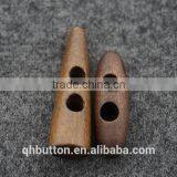 Fashion Wood 2-holes Toggle Button for Coat