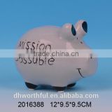 Wholesale animal shape cheap ceramic coin bank Piggy Bank