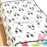 Small Size Cartoon Panda Coral Fleece Folding Cushion Blanket ,vehicle-mounted A/C Kids' Roll-matt