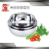 Stianless steel basin salad bowl and tray Soup bowl