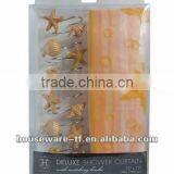 2012 Whole Ocean Series Pattern Shower Curtain With 12 Colorful Resin Hooks thumbnail-1