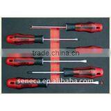 6pc Screwdriver Set (slotted + Pozidriv)