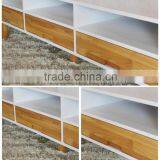 High Gloss Modern White MDF TV Stand thumbnail-6