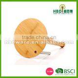 BSCI Factory High Quality Bamboo Wood Kitchen Roll Holder, Roll Holder Wholesale thumbnail-2