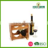 Bamboo wine holder