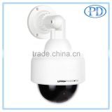 Fake Dummy Imitation Dome Security Round Camera with Flashing Light LED