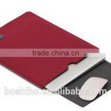 2016 Hot Sale Felt Sleeve Carrying Bag Ultrabook Laptop Bag Case for Apple Macbook Red thumbnail-2