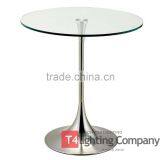 Modern Wholesale Dinning Room Stainless Steel Tulip Table Base for Glass thumbnail-2