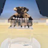 6 Teeth Handmade Pearl Decorative Hair Claw 2015 New Design Hollow Out Magic Clamps Chinese Suppliers for Fashion Claws thumbnail-1