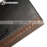 Business Men Genuine Leather Money Clip Long Wallet and Clutch Bag thumbnail-6