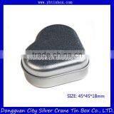 Antique Heart Shaped Metal Pill Box