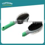 22*6CM pet grooming product PP 2 head easy clean dog hair brush