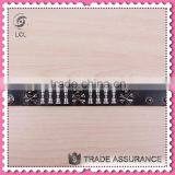 Skull Leather Cuff Bracelets Supplies, Hot Sale Men Bracelet Skull thumbnail-2