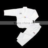 V Neck White Collar Taekwondo Uniform Jackets