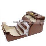 Chinese Factories Wholesale Custom High-grade PU Leather Jewelry Box, Drawer Storage Box