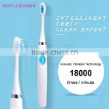 Dental care Battery-operated Sonic vibration Electric toothbrush with replacement head HCB-202