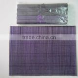 Purple colored bamboo table mat with competitive price from Vietnam