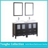 Espresso Bath Vanity Set White Phoenix Stone Top Porcelain Vessel Sink thumbnail-4