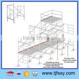Hot Dip Galvanized Customized Ladder Frame Scaffolding for Support System thumbnail-1