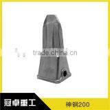 SK200 Bucket Flat Tooth Wheel Excavator Bucket Tooth thumbnail-3