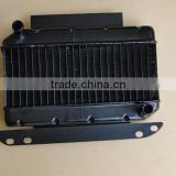 Aluminum bar and plate engine oil cooler for motorcycles, auto, car vehicles