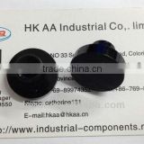black oxide stainless steel flat cap nut