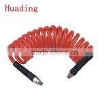 pu air hose with brass male swivel fitting