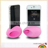 Portable Silicone Egg Speaker for Iphone 5
