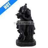 Customized Black Color Painted Resin Hindu Art Radha Krishna thumbnail-1
