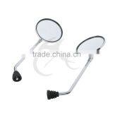 Motorcycle Universal 8mm Round Chrome Left Right Pair Rear View Mirror For Honda thumbnail-2