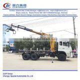 Dongfeng 6*4 Truck Tractor With Crane 200 Ton Liebherr Truck Crane thumbnail-2