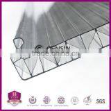 Haining 10mm W Structure U-lock Polycarbonate Sheet 10-year Quality Guarantee