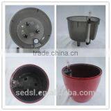 Small Decorative Plastic Plant Pots Indoor, Flower Pots thumbnail-5