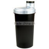 Whole Custom 700ml 24ounce Amazon Hot Sale Protein/whey/aminio Acid BPA Free Shaker Bottle Mixer With Top Closer thumbnail-2