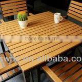 wpc in engineered rest chair covering with wood grain
