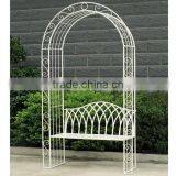 Wrought Iron 2 Seater Bench thumbnail-3