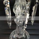 2016 New Design Crystal Candle Holder With Hangings for Wedding Centerpieces thumbnail-2