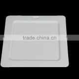 8 inch dioposable non-plastic bagasse cake plates 260x260x7 HR71