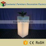 45*45*110cm Square Tall PE Plastic Outdoor LED Light up Flower Pot for Garden Decor thumbnail-4