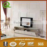 E371 tempered glass top living room appealing design tv stand