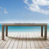 2017 Trade Assurance New Spring Coming Outdoor pe Flat Rattan Simple Design Cheap Dining Table thumbnail-1