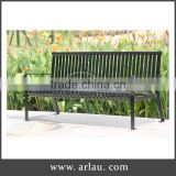 Arlau outdoor legs in wrought iron for benches