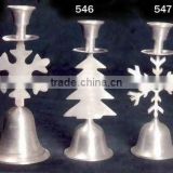 Christmas metal candle holder, metal candle holder, aluminum candle holder, elegant handsome christmas candle holder,