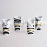 16oz Ceramic Coffee Mug, V-Shape With Decal Printing for Promotion thumbnail-2